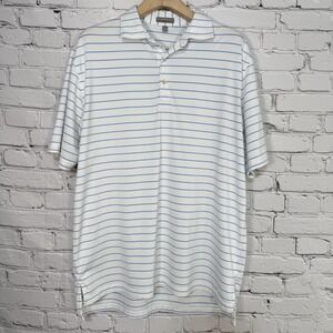 Peter Millar Summer Comfort Performance Polo Men's L US Open‎ 2015 Chambers Bay